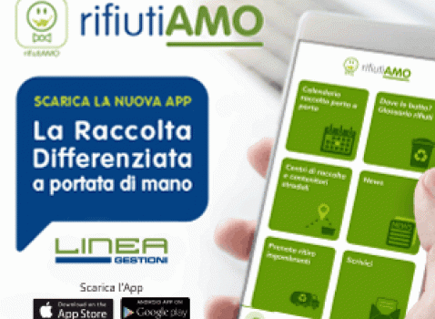 E' attiva la nuova app Rifiutiamo